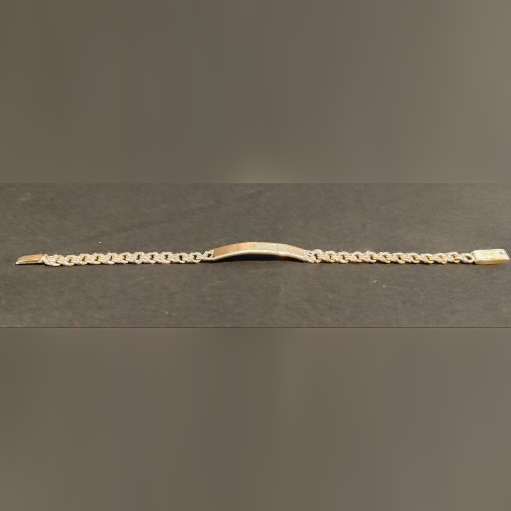 Child's Bracelet Vintage Gold Plated 6"